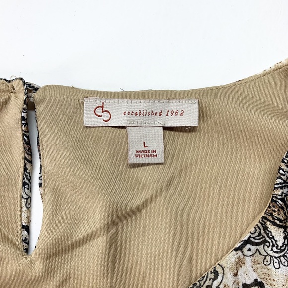 DB Established 1962 Bubble Hem Sheer Lined Blouse - Picture 5 of 10